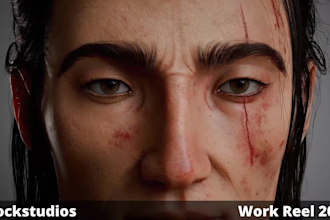 make a 3d character model for games or film