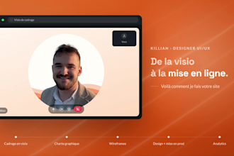 créer le design moderne et épuré de votre site web sur figma