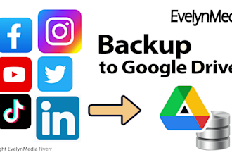 backup videos from your social media tiktok facebook youtube