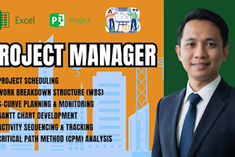 build microsoft project timeline and gantt chart for any industry