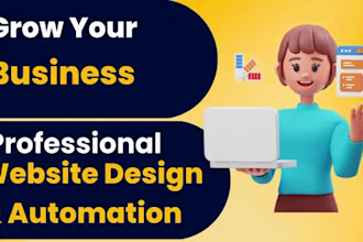 create professional website design or automation for small and local businesses