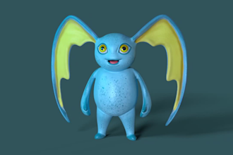 do 3d stylized character modeling