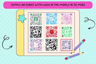 create custom, dynamic qr code with your logo in 30 mins