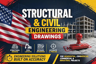 provide civil and structural engineering drawings