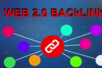 build high da, pa manually contextual web 2 0 backlinks