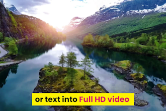 convert article or blog post to video with voice over