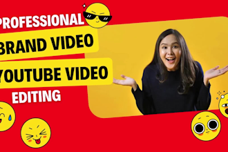 do professional youtube and social media video editing