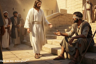 do ai bible story, ai bible storytelling, 3d pixar styles ai animation video