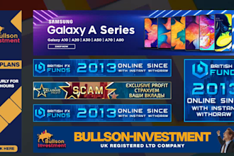 design creative animated gif banner ads