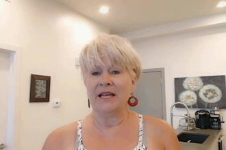 senior natural english female spokesperson video review testimony for sales