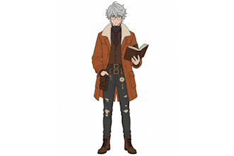 draw custom anime oc character reference sheet and full body turnaround