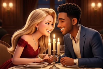 create 3d ai proposal video 3d ai pixar romantic 3d ai disney proposal video