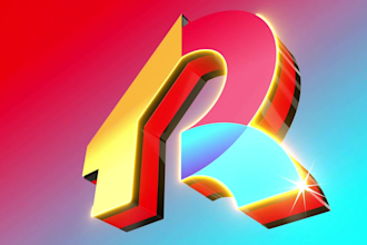 do awesome 3d custom logo animation