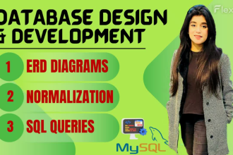 write sql queries and customize sql database on oracle, mysql, mssql, erd