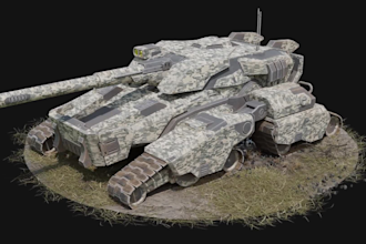 design hard surface 3d models, props for unreal and unity