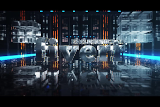 design a 3d grand logo reveal