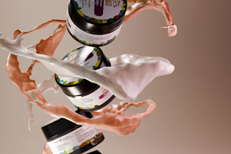 create 3d cosmetics animation and 3d product animation video
