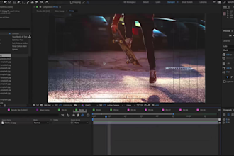 edit any after effects template for you