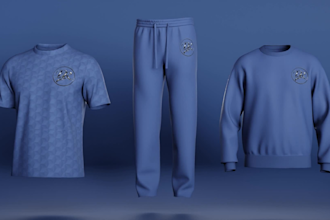 make realistic 3d cloth mockup in clo 3d, custom animation
