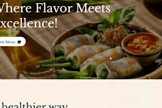 create restaurant website food website restaurant website