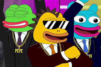 create meme animation, crypto meme, solana memecoin, funny crypto, meme con art