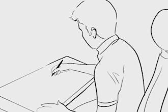do 2d line art animation frame by frame 2d hand drawn animation pencil sketch