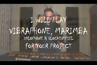 record, improvise or arrange vibraphone and marimba