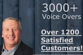 record an american voice over in 48 hours or less