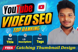 do best youtube SEO expert video optimization for top ranking a channel manager