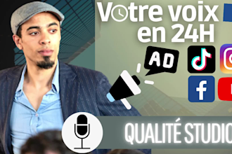 record a dynamic french voice over for your ads in 24 hours