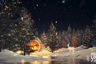 make a beautiful happy new year video