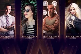 make luxury award show and event graphic video packages