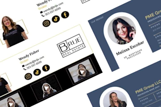design clickable static and animated email signature HTML