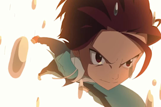 2d animated video, 2d anime fighting, 2d japanese anime style, cloth brand video