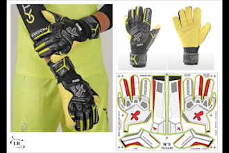 design your glove for a goalkeeper, cycling, golf, glove tech packs