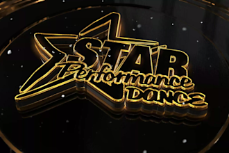 create a modern 3d logo animation and brand intro