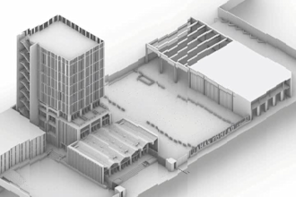 create 3d architectural models using rhinoceros, sketchup and revit