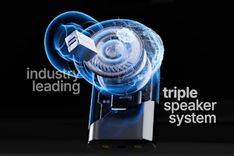 3d amazon product animation cgi 3d earbud animation 3d product animation video