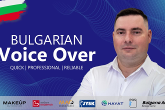 record a professional bulgarian voice over today