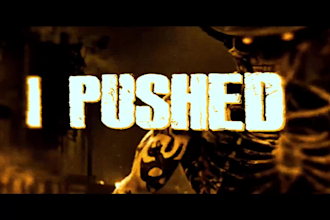 make metal lyric video for you