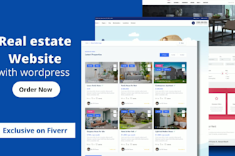 design a construction, real estate business website