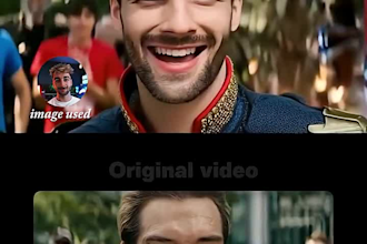 face swap video, funny meme, motion tracking, ai video face swap, ai ugc