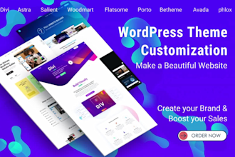 customize divi theme astra salient woodmart flatsome avada theme fix site issues