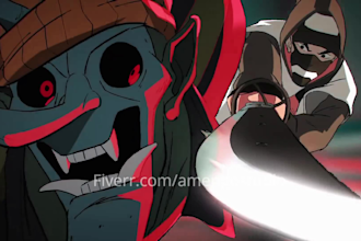2d music video animation cartoon 2d animated short film fighting anime yt intro