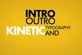 craft cinematic kinetic typography with custom text motion graphics