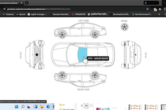 interactive clickable car diagram