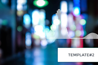 make audio spectrum,music visualizer,lyric video, music cover,keyword research