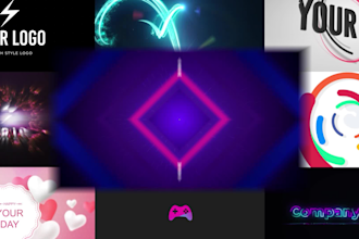 create 4k intro logo animation within 24 hours