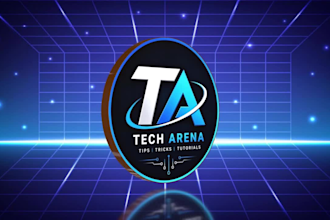 create shiny metallic 3d spinning animation with your logo or text