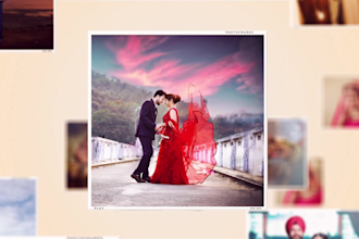 create photo slideshow for wedding, birthday, anniversary